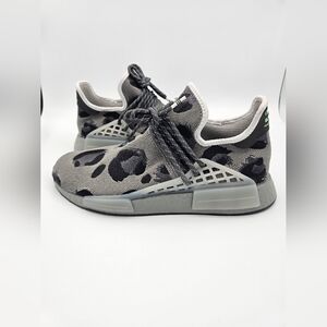 adidas Gray and Black Pattern Sneakers